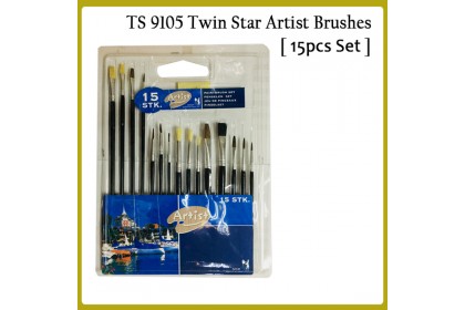 TS 9105 Twin Star Artist Brush (15 pcs)